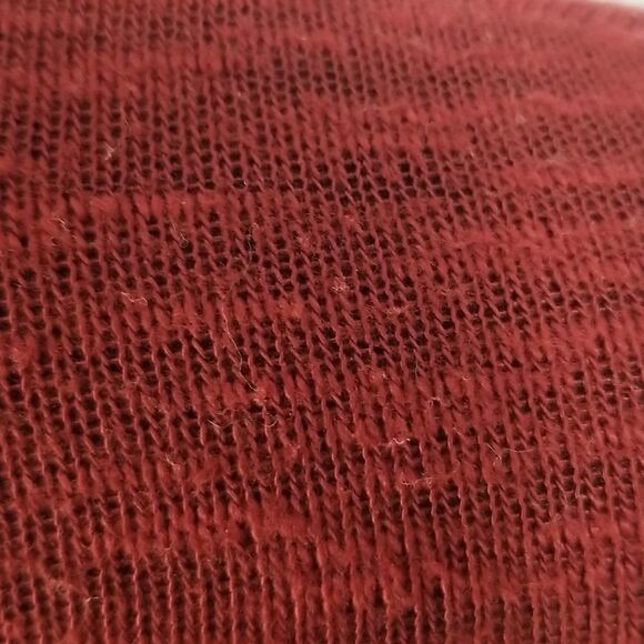 No Boundaries wine colored lace back cardigan - Picture 6 of 7